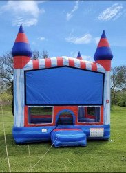 Red, White and Blue Bounce Castle